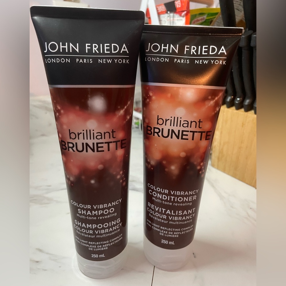 John Frieda Brilliant Brunette Shampoo & Conditioner Set